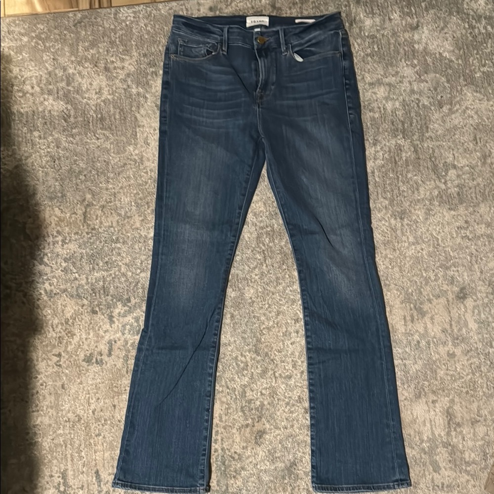 Frame “Le Mini Boot” Women's Jean- Deep Blue
